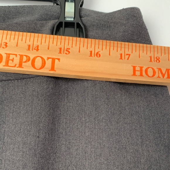 Investments Women Gray Wide-Leg Crop Trousers Size 14 - Picture 3 of 10